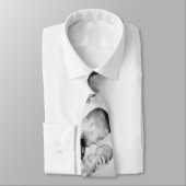 Benutzerdefiniertes Foto Bester Vater für alle Zei Krawatte (Gebunden)