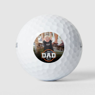 Benutzerdefiniertes Foto Bester Vater für Par Golfball