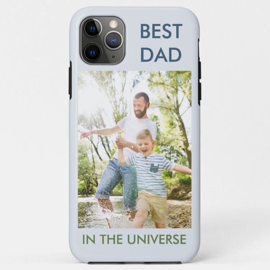 Benutzerdefiniertes Foto - Bester Vater im Univers Case-Mate iPhone Hülle (Rückseite)