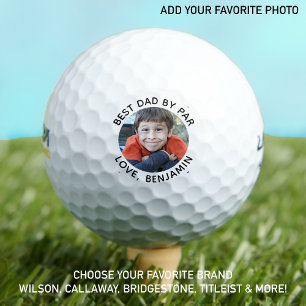 Benutzerdefiniertes Foto Bester Vater nach Par Sch Golfball