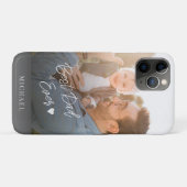 Benutzerdefiniertes Foto-Bester-Vater-Skript-Name Case-Mate iPhone Hülle (Rückseite (Horizontal))