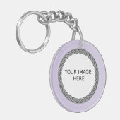 Benutzerdefiniertes Foto / Bild hier im Gedächtnis Schlüsselanhänger (Vorderseite links)