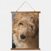 Benutzerdefiniertes Foto Bild personalisiert verti Wandteppich Mit Holzrahmen (Vorderseite 2)