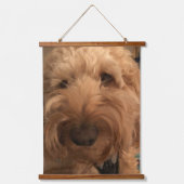 Benutzerdefiniertes Foto Bild personalisiert verti Wandteppich Mit Holzrahmen (Vorderseite 3)