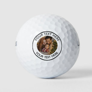 Benutzerdefiniertes Foto Bild Text Personalized Golfball