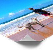 Benutzerdefiniertes Foto BilderI - Liebe Meine Hau Poster (Ecke)