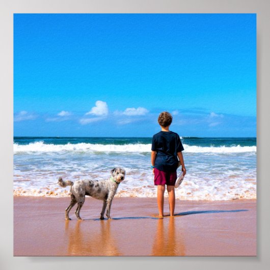 Benutzerdefiniertes Foto BilderI - Liebe Meine Hau Poster (Vorne)