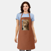 Benutzerdefiniertes Foto Bildtextlogo personalisie Schürze (Getragen)