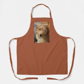 Benutzerdefiniertes Foto Bildtextlogo personalisie Schürze (Vorderseite)