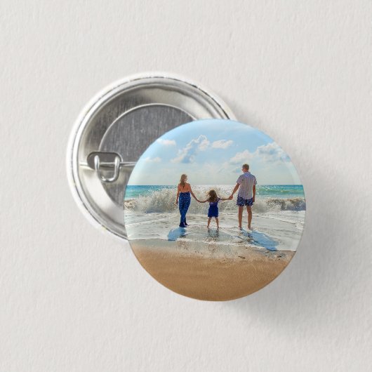 Benutzerdefiniertes Foto-Button-Geschenk mit Ihrem Button (Vorne & Hinten)