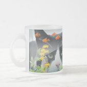 Benutzerdefiniertes Foto Cat Peering in Fischen Ta Mattglastasse (Links)