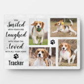 Benutzerdefiniertes Foto Collage Keepake Pet Memor Fotoplatte (Vorderseite)