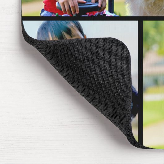 Benutzerdefiniertes Foto Collage Mousepad 4 Fotos  (Ecke)