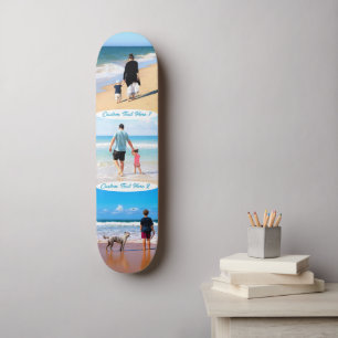 Benutzerdefiniertes Foto Collage Skateboard Ihre F
