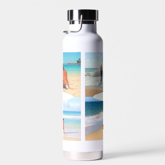 Benutzerdefiniertes Foto Collage Text für Fotos Ih Trinkflasche (Rechts)