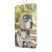 Benutzerdefiniertes Foto Cooler Name des Tieres Autolufterfrischer (Links)