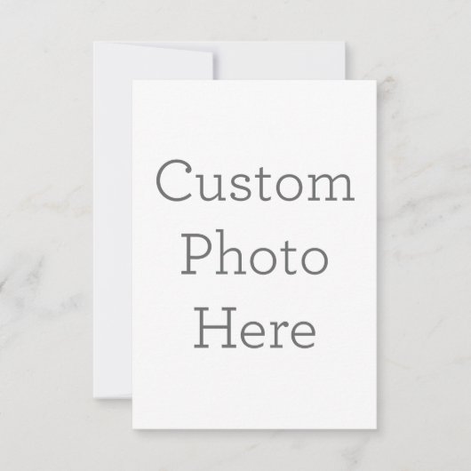 8.89 cm x 12.7 cm Flache Dankeskarte (Vorderseite)