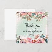 Benutzerdefiniertes Foto Dankeschön Karte (Vorne/Hinten)