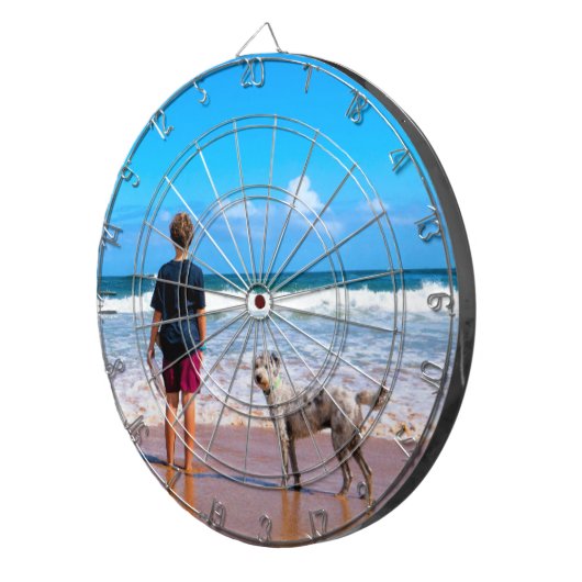 Benutzerdefiniertes Foto-Dart-Board mit eigenem De Dartscheibe (Vorderseite rechts)