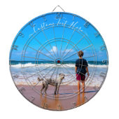 Benutzerdefiniertes Foto-Dart-Mainboard mit Person Dartscheibe (vorne)