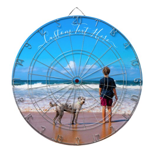 Benutzerdefiniertes Foto-Dart-Mainboard mit Person Dartscheibe (vorne)