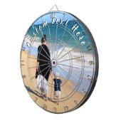 Benutzerdefiniertes Foto-Dart-Mainboard mit Text Dartscheibe (Vorderseite rechts)