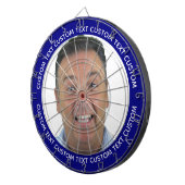 Benutzerdefiniertes Foto-Dartboard & Text - NAVY B Dartscheibe (Vorderseite rechts)