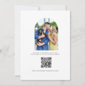 Benutzerdefiniertes Foto, das meine Menschen heira Save The Date (Rückseite)