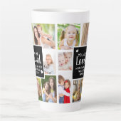 Benutzerdefiniertes Foto, das Sie lieben Milchtasse (Vorderseite)