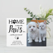 Benutzerdefiniertes Foto, das wir übertragen Paws  Ankündigung (Stehend Vorderseite)