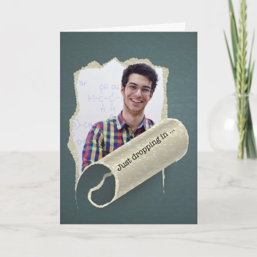 Benutzerdefiniertes Foto Denken Sie an Sie bei der Karte (Vorderseite)