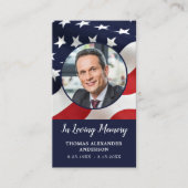 Benutzerdefiniertes Foto der amerikanischen Flag-G Telefonnummerkarte (Vorderseite)