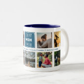 Benutzerdefiniertes Foto der Mutter Zweifarbige Tasse (VorderseiteRechts)
