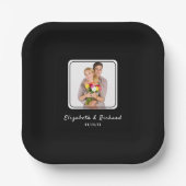 Benutzerdefiniertes Foto der Verbindungspartei Pappteller (Vorderseite)