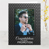 Benutzerdefiniertes Foto der Werbeaktion Schwarzes Karte (Gelbe Blume)