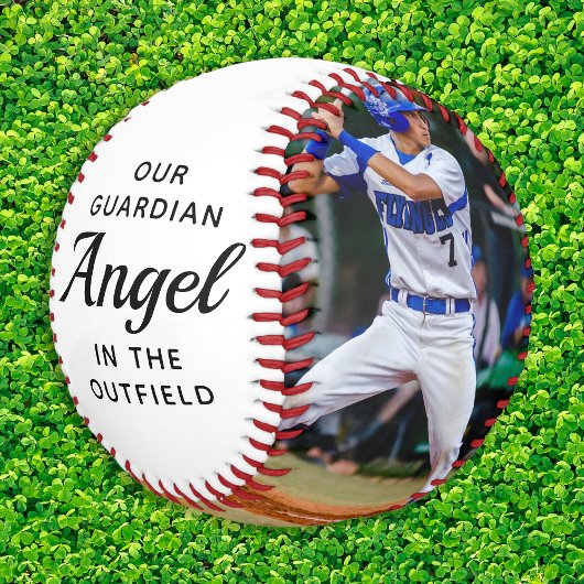 Benutzerdefiniertes Foto des Guardian Angel Memori Baseball