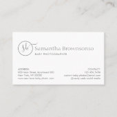 Benutzerdefiniertes Foto des Kinderarztes für Neug Visitenkarte (Vorderseite)