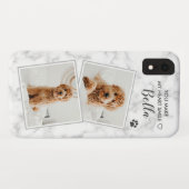 Benutzerdefiniertes Foto Dog Cat Pet Niedliches Zi Case-Mate iPhone Hülle (Rückseite (Horizontal))