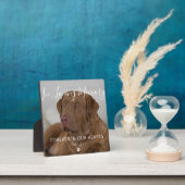 Benutzerdefiniertes Foto Dog Memorial Keepake Plaq Fotoplatte (InSitu)