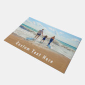 Benutzerdefiniertes Foto-Doormat mit Text Fußmatte (Schrägansicht)