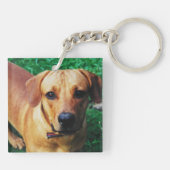 Benutzerdefiniertes Foto Doppelseitige Personalisi Schlüsselanhänger (Rückseite)