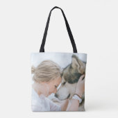 Benutzerdefiniertes Foto Doppelseitige Tasche (Rückseite)