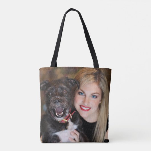 Benutzerdefiniertes Foto Doppelseitige Tasche (Rückseite)