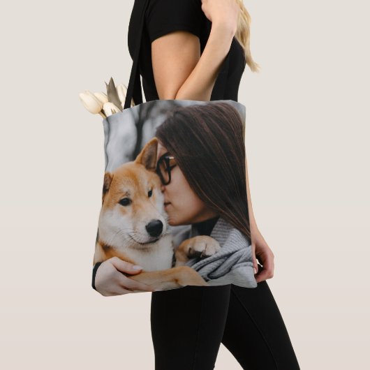 Benutzerdefiniertes Foto Doppelseitige Tasche (Von Nahem)