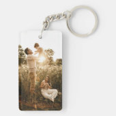 Benutzerdefiniertes Foto Doppelseitiger A-Pic-Acry Schlüsselanhänger (Rückseite)