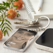 Benutzerdefiniertes Foto Doppelseitiger Schlüssela Schlüsselanhänger (Vorderseite rechts)