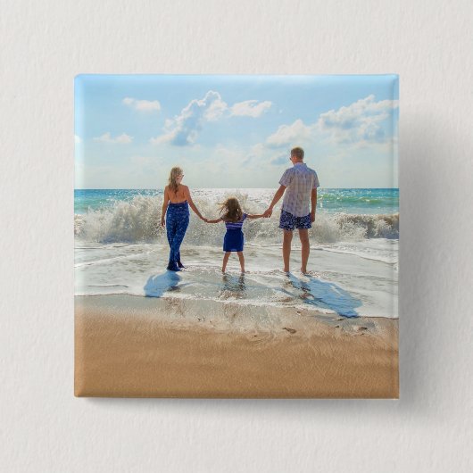 Benutzerdefiniertes Foto - Eigene Designtaste Button (Vorderseite)