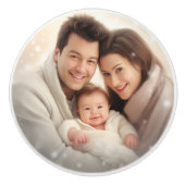 Benutzerdefiniertes Foto (Eigenes Foto und/oder Ei Keramikknauf (Vorderseite)