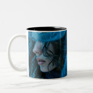 Benutzerdefiniertes Foto (Eigenes Foto und/oder ei Zweifarbige Tasse