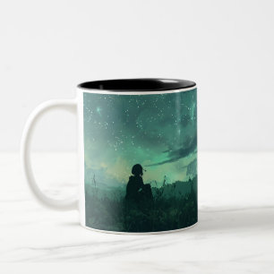 Benutzerdefiniertes Foto (Eigenes Foto und/oder ei Zweifarbige Tasse